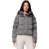 Columbia womens Amaze Puff Hooded Jacket(Iron High Shine)
