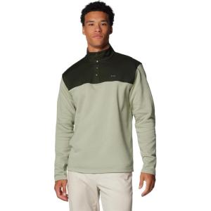 Columbia Men’s Pitchstone Overlay Half Snap(Safari/Greenscape)