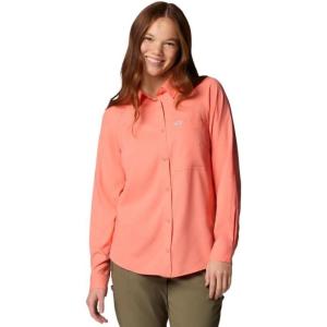 Columbia Womens Anytime Lite Long Sleeve Shirt(Alpenglow)