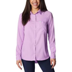 Columbia Womens Anytime Lite Long Sleeve Shirt(Gumdrop)