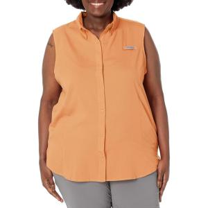 Columbia Women’s Extended Tamiami Women’s Sleeveless Shirt(Bright Nectar)