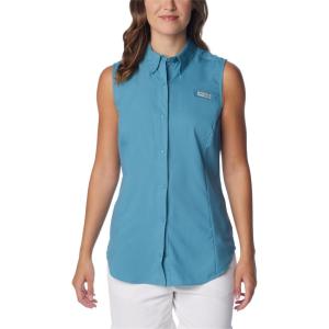 Columbia Women’s Extended Tamiami Women’s Sleeveless Shirt(Canyon Blue)