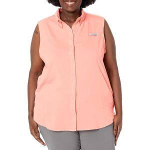 Columbia Women’s Extended Tamiami Women’s Sleeveless Shirt(Tiki Pink)