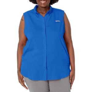 Columbia Women’s Extended Tamiami Women’s Sleeveless Shirt(Vivid Blue)