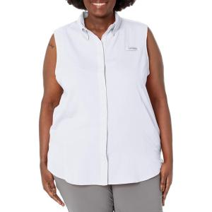 Columbia Women’s Extended Tamiami Women’s Sleeveless Shirt(White)