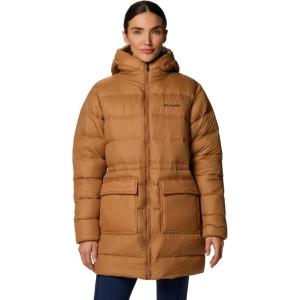 Columbia Womens Harmony Falls Mid Down Jacket(Camel Brown)