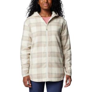 Columbia Women’s Holly Hideaway Warm Lined Flannel(Chalk Buffalo Tartan)