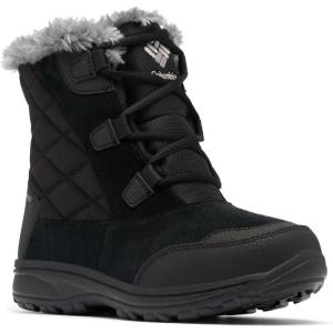 Columbia Women’s Ice Maiden Shorty Snow Boots(Black/Columbia Grey)