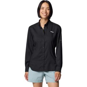 Columbia Women’s PFG Tamiami II UPF 40 Long Sleeve Fishing Shirt(Black)