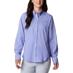 Columbia Women’s PFG Tamiami II UPF 40 Long Sleeve Fishing Shirt(Fairytale)