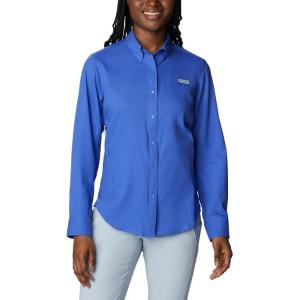 Columbia Women’s PFG Tamiami II UPF 40 Long Sleeve Fishing Shirt(Violet Sea)