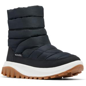 Columbia Women’s Snowtrot Mid Snow Boots(Black/Sea Salt)