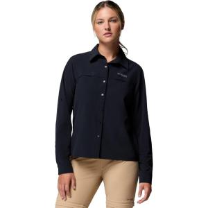 Columbia Womens Summit Valley Woven Long Sleeve Shirt(Black)