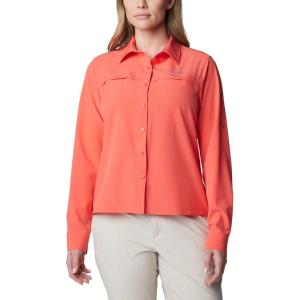 Columbia Womens Summit Valley Woven Long Sleeve Shirt(Juicy)