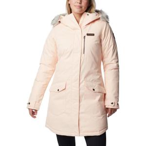 Columbia Women’s Suttle Mountain Long Insulated Jacket(Peach Blossom)