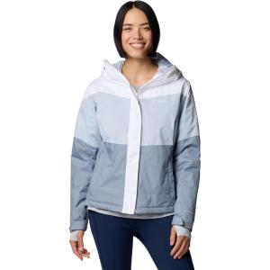 Columbia Womens Tipton Peak Iii Insulated Jacket(White/Cirrus Grey Dobby/Tradewinds Gry)