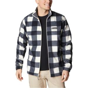 Columbia mens Steens Mountain Printed Jacket(Chalk Check Print)