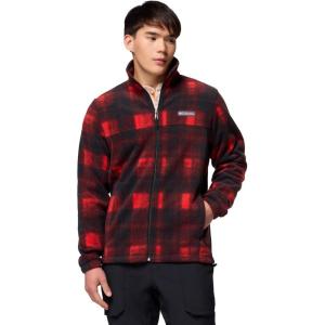 Columbia mens Steens Mountain Printed Jacket(Sail Red Omblur)