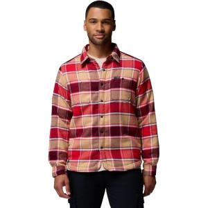 Columbia mens Windward II Shirt Jacket(Rich Wine Trapper Windowpane)
