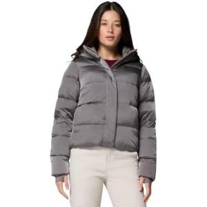 Columbia womens Amaze Puff Hooded Jacket(Iron High Shine)
