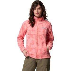 Columbia womens Benton Springs Printed Full Zip(Alpenglow Flowfalls)