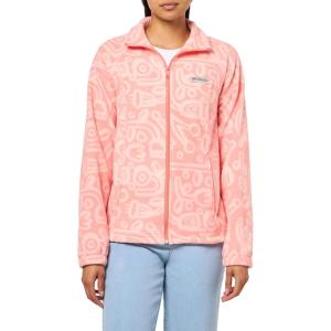 Columbia womens Benton Springs Printed Full Zip(Alpenglow Marker Made Tonal)