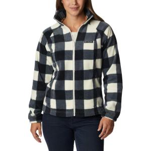Columbia womens Benton Springs Printed Full Zip(Chalk Check Print)