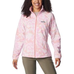 Columbia womens Benton Springs Printed Full Zip(Salmon Rose Peonies)