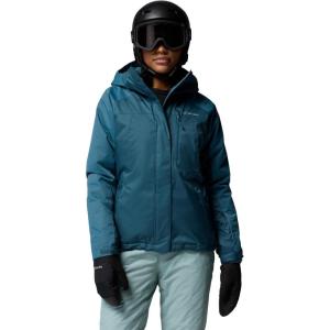 Columbia womens Snowy Summit Insulated Jacket(Everblue Dobby)