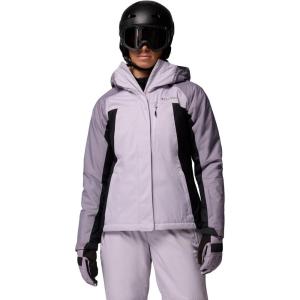 Columbia womens Snowy Summit Insulated Jacket(Lavender Pearl/Black/Shl Prpl Crss Dy)