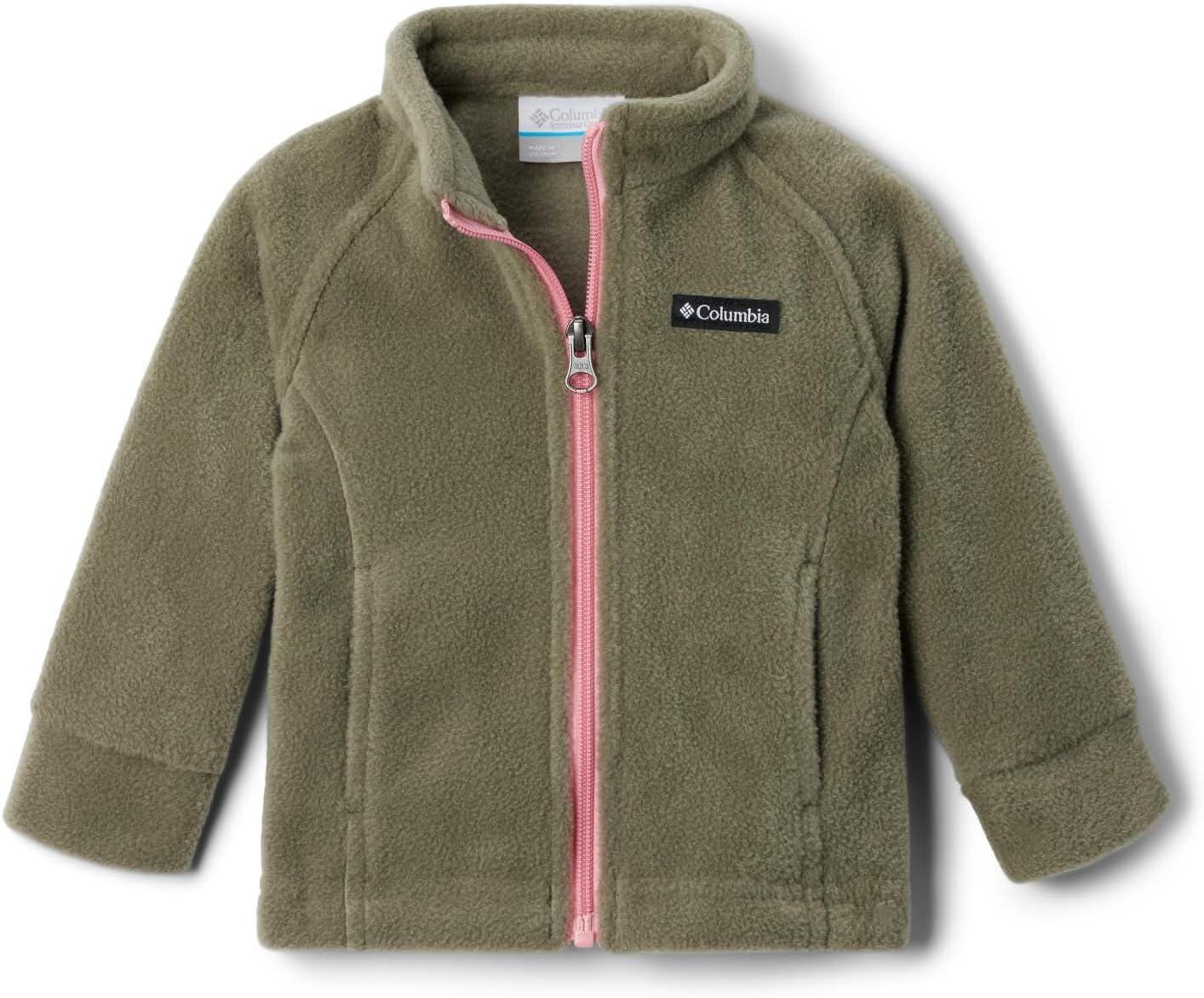 imageColumbia Girls Benton Springs FleeceStone GreenPink Orchid