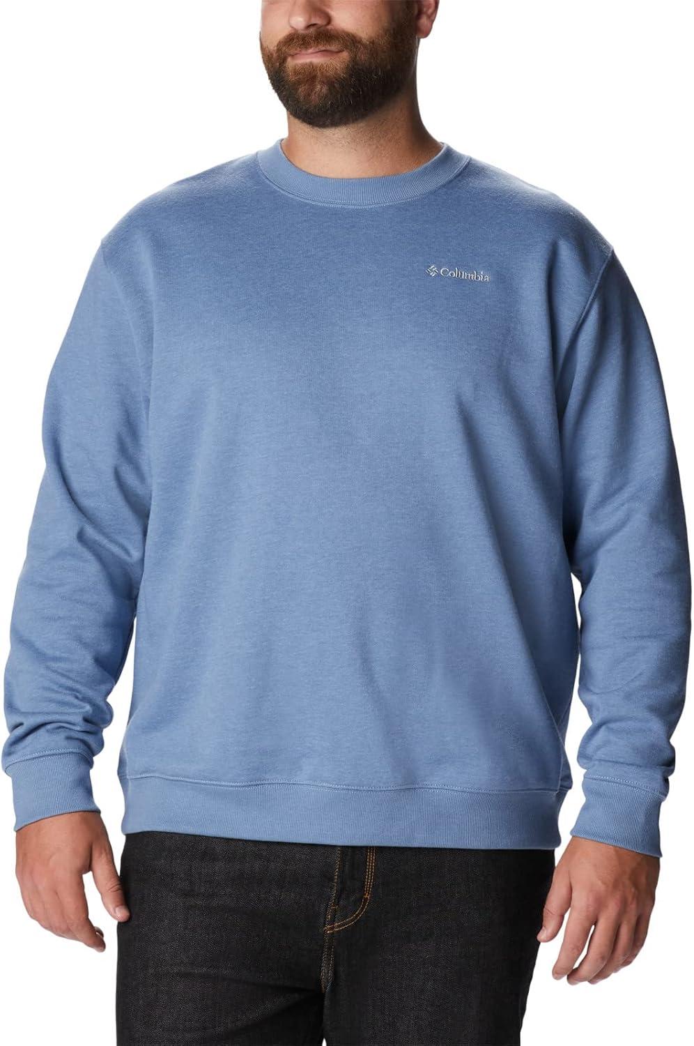 imageColumbia Mens Hart Mountain II Crew NeckBlue Stone Heather