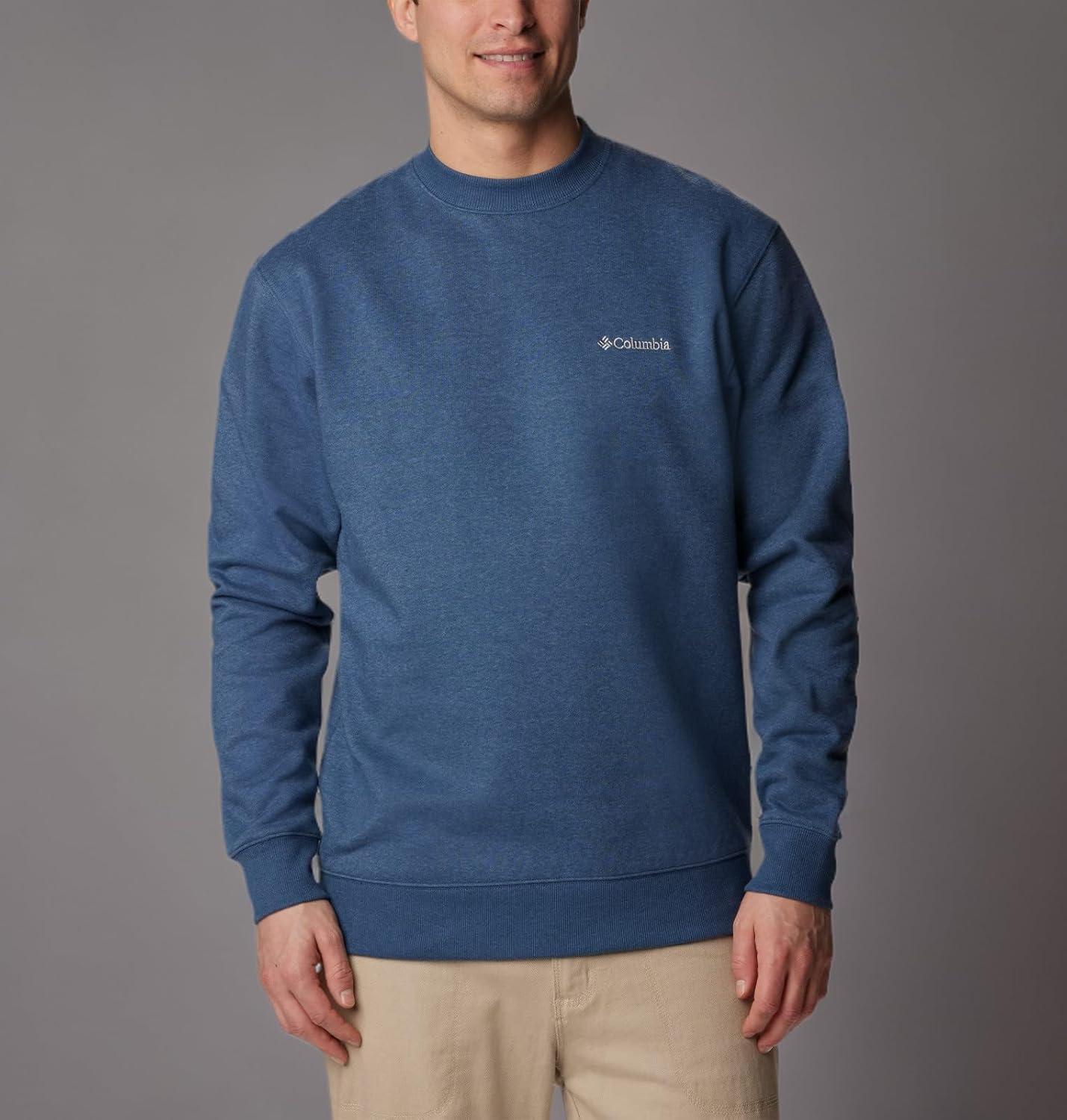 imageColumbia Mens Hart Mountain II Crew NeckDark Mountain Heather