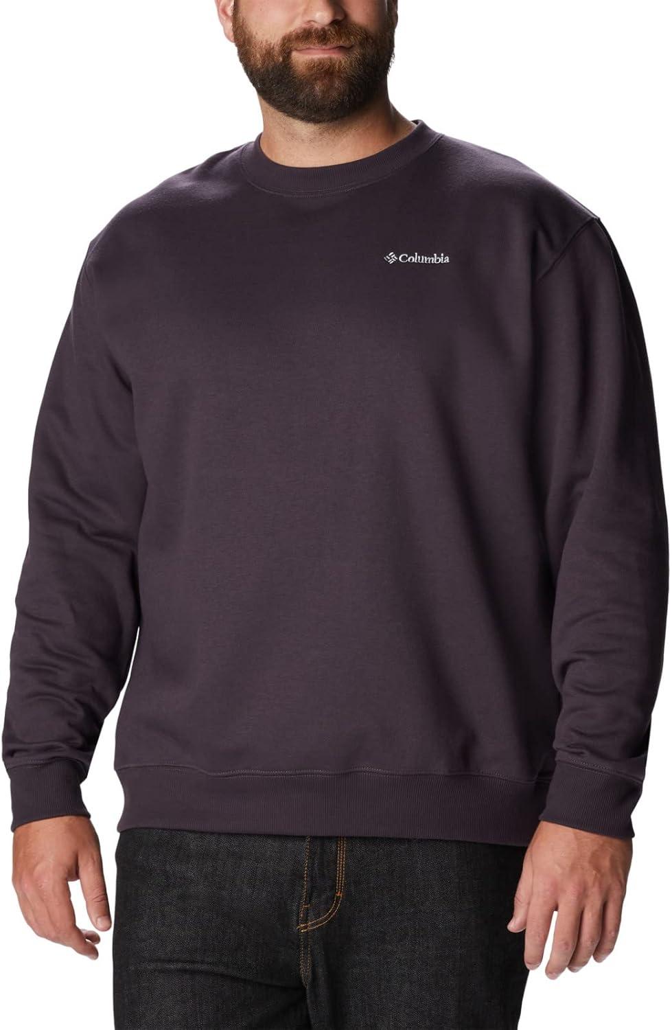 imageColumbia Mens Hart Mountain II Crew NeckDark Purple