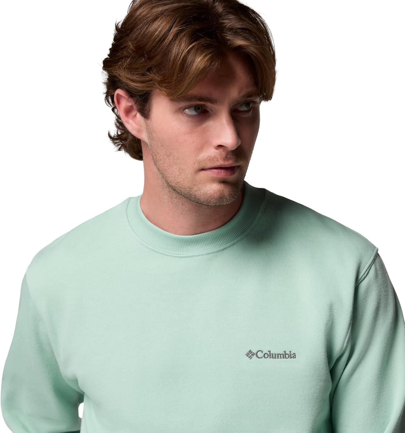 imageColumbia Mens Hart Mountain II Crew NeckNew Mint Heather