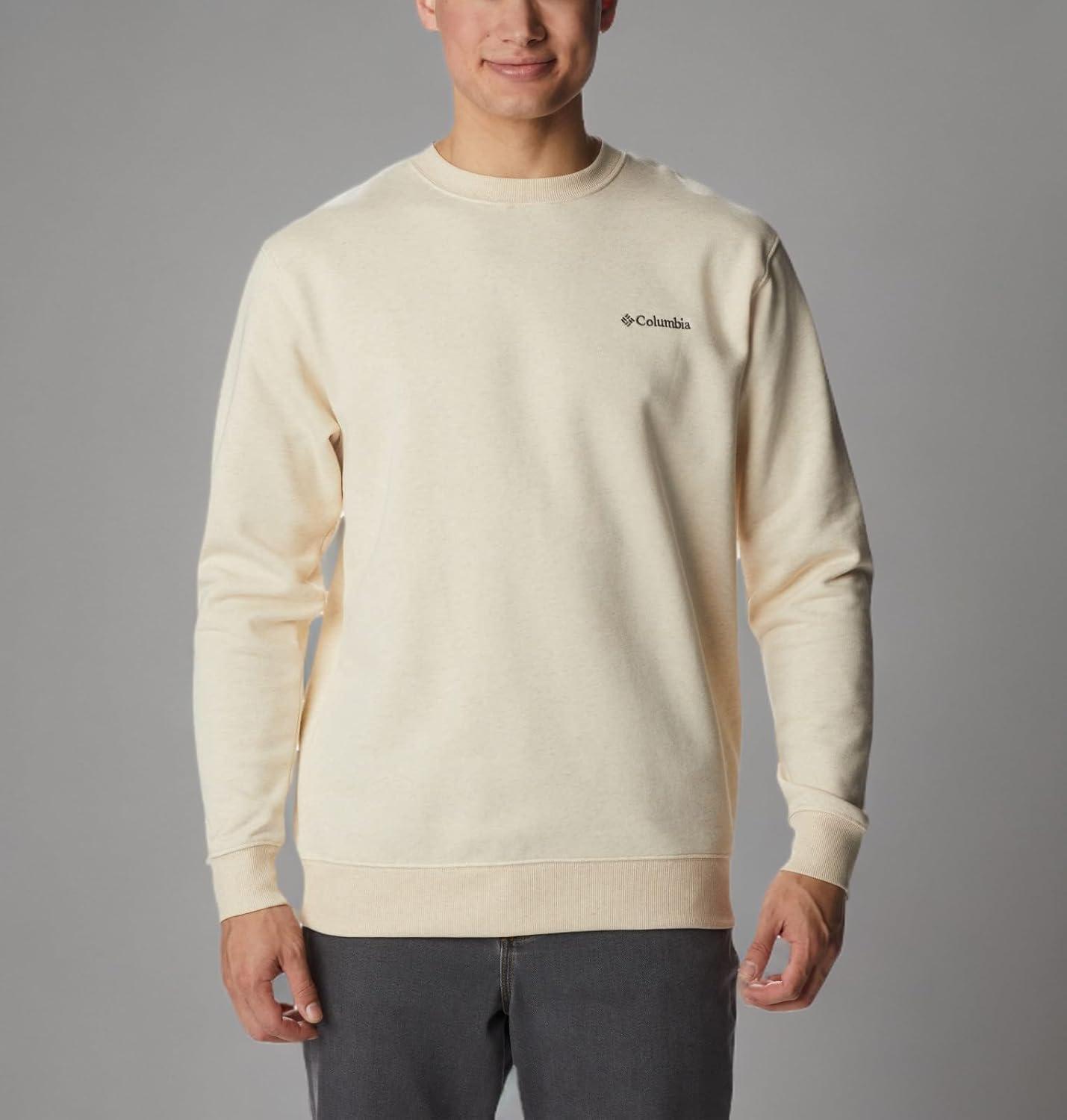 imageColumbia Mens Hart Mountain II Crew NeckOatmeal Heather