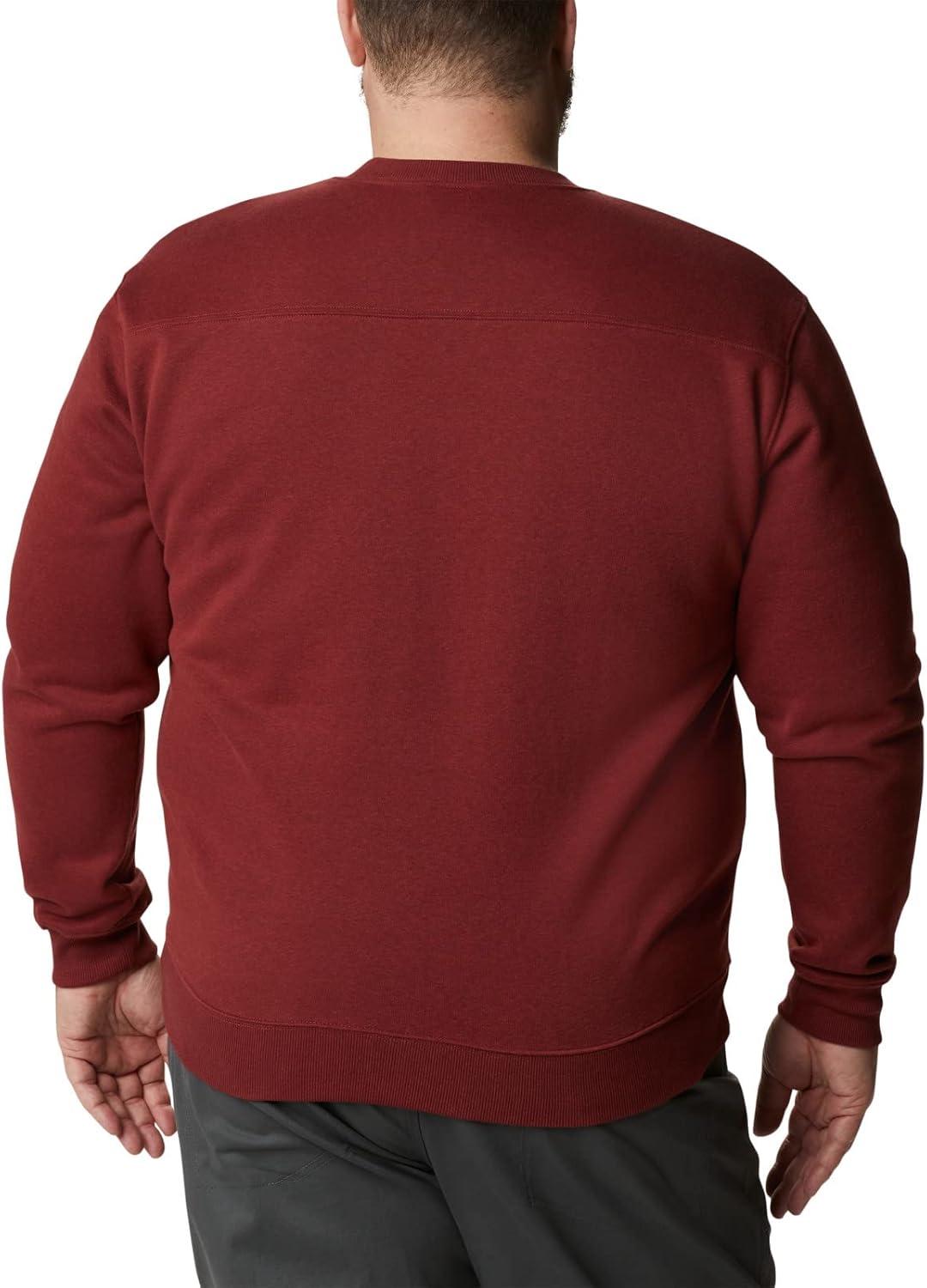 imageColumbia Mens Hart Mountain II Crew NeckRed Jasper Heather