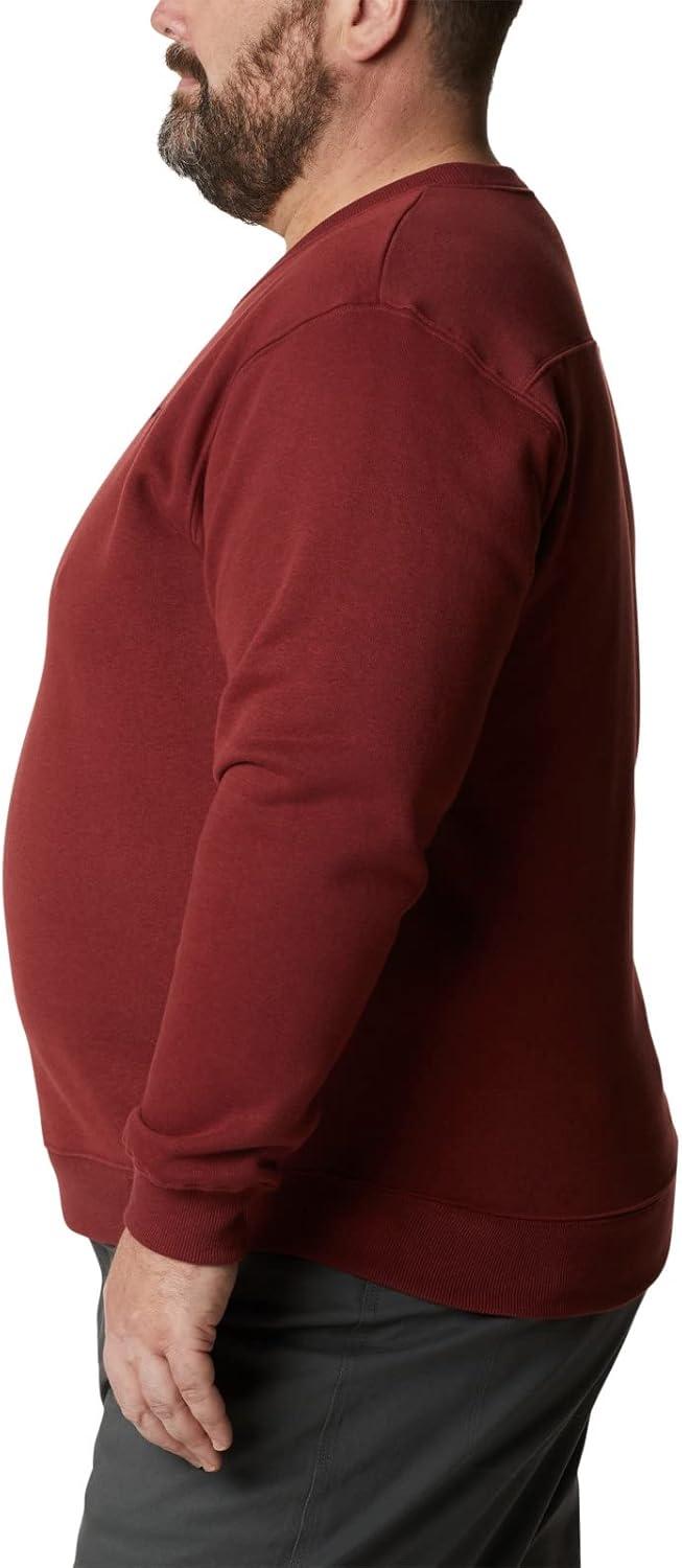 imageColumbia Mens Hart Mountain II Crew NeckRed Jasper Heather