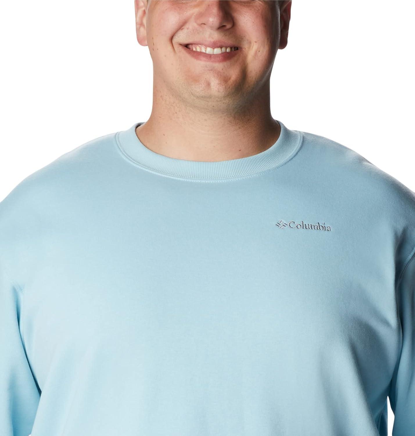 imageColumbia Mens Hart Mountain II Crew NeckSky Blue