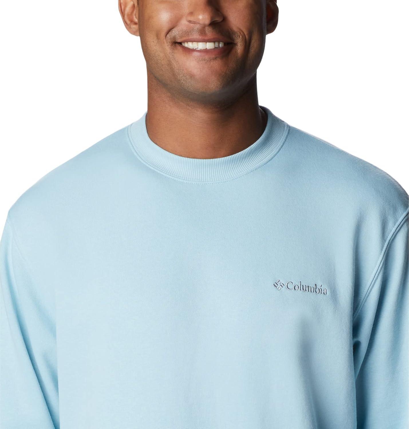 imageColumbia Mens Hart Mountain II Crew NeckSky Blue