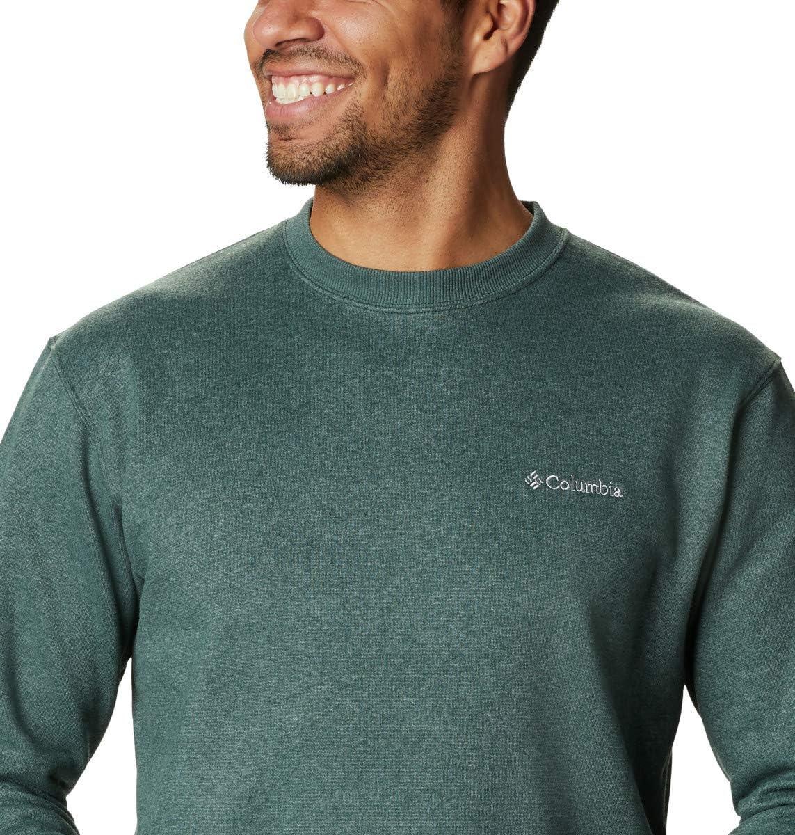 imageColumbia Mens Hart Mountain II Crew NeckSpruce Heather