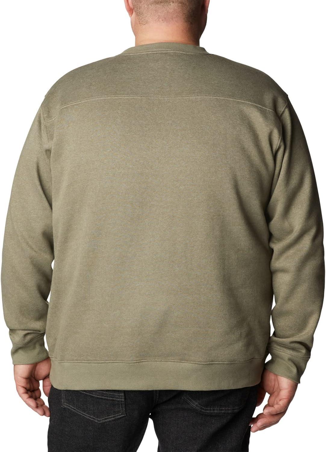 imageColumbia Mens Hart Mountain II Crew NeckStone Green Heather