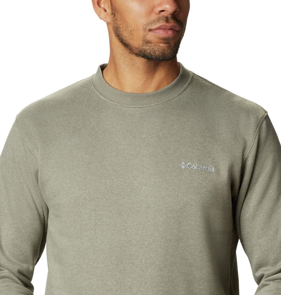 imageColumbia Mens Hart Mountain II Crew NeckStone Green Heather