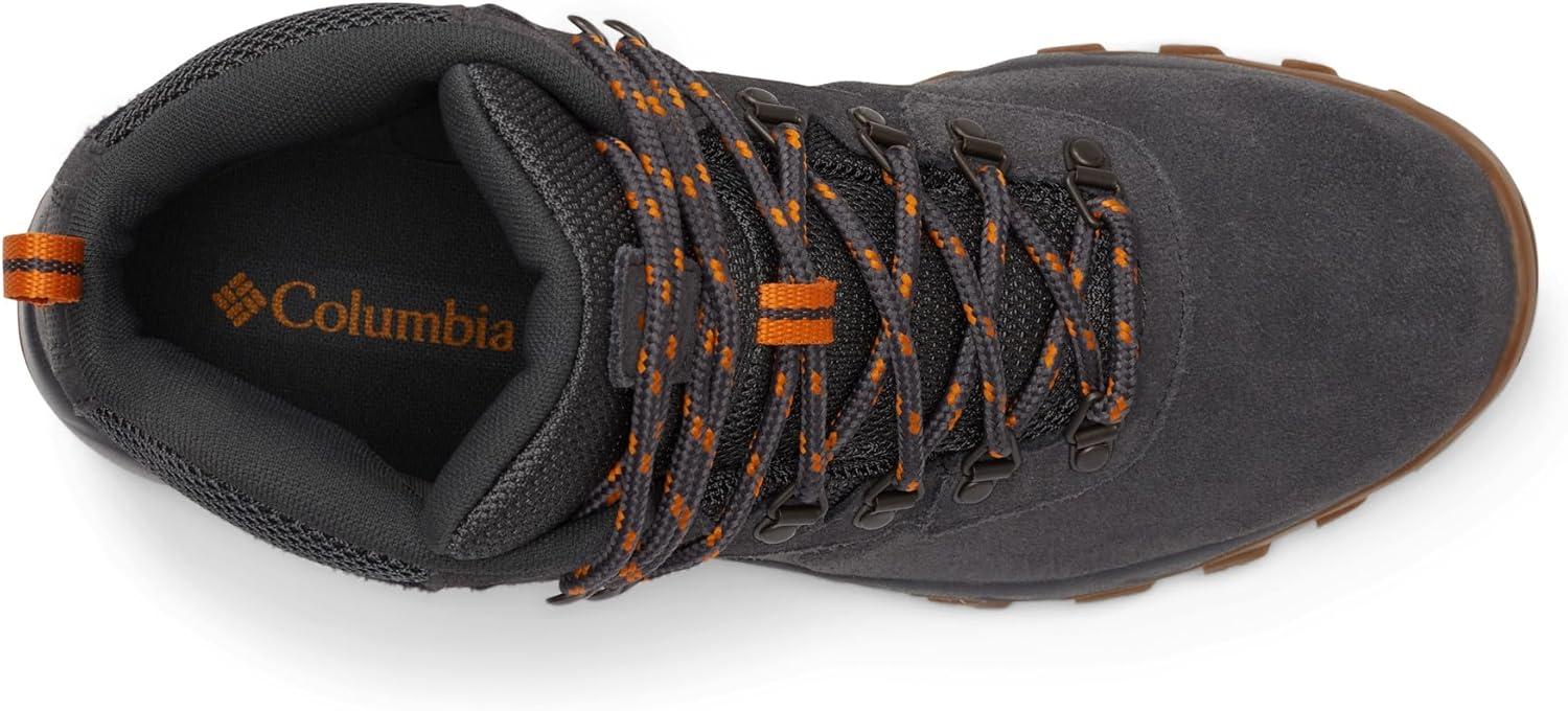 imageColumbia Mens Newton Ridge Plus II Suede Waterproof Hiking BootDark GreyGold Amber