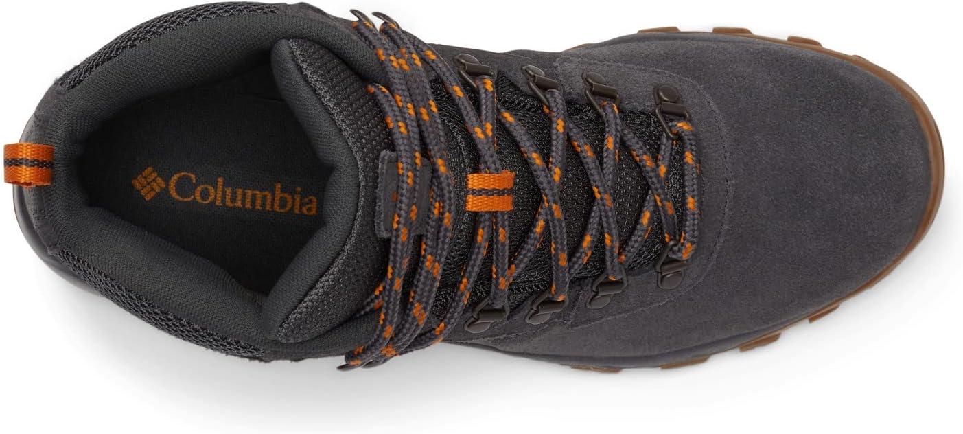 imageColumbia Mens Newton Ridge Plus II Suede Waterproof Hiking BootDark GreyGold Amber