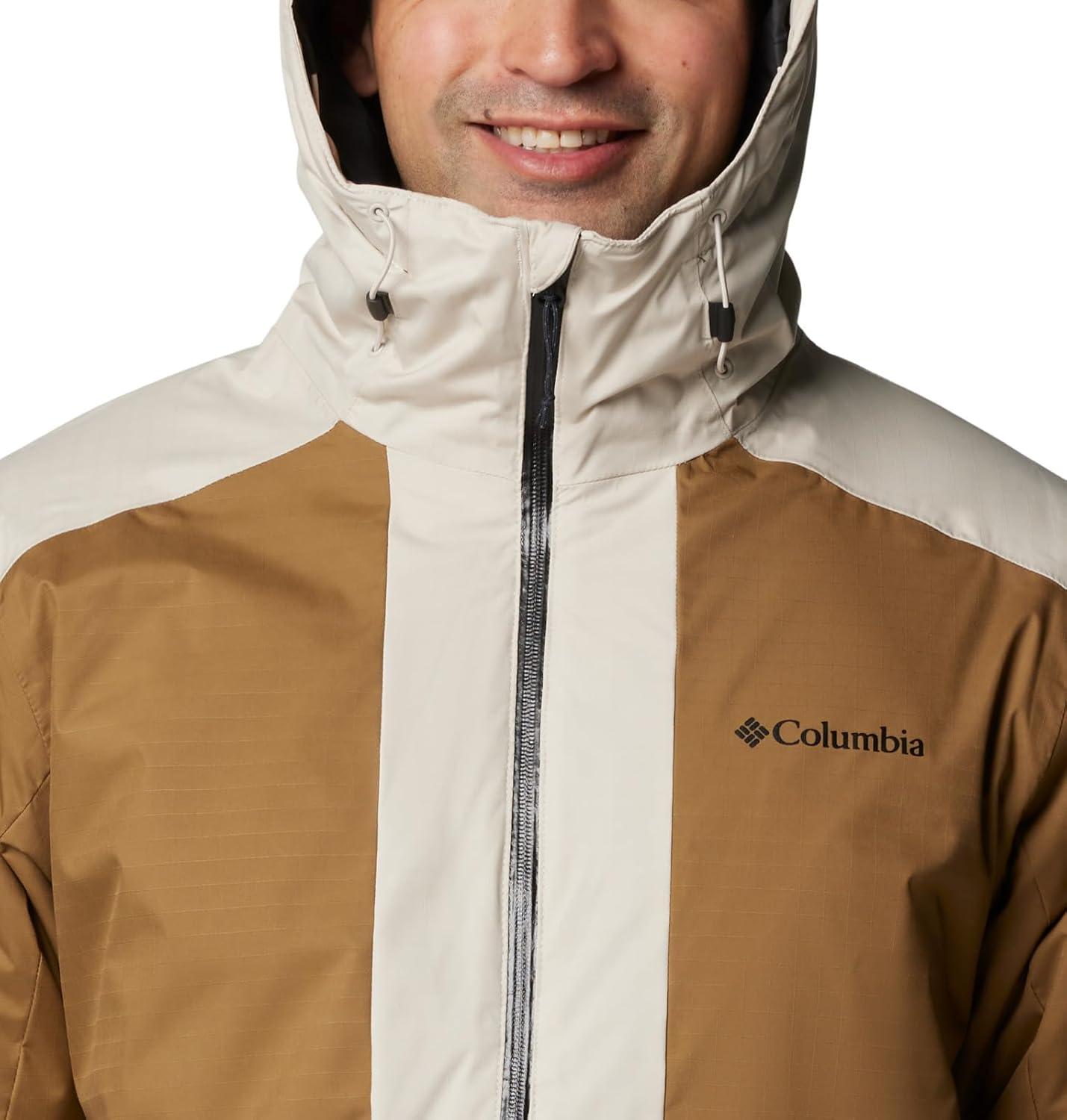 imageColumbia Mens Point Park II Insulated JacketDark StoneDeltaBlack