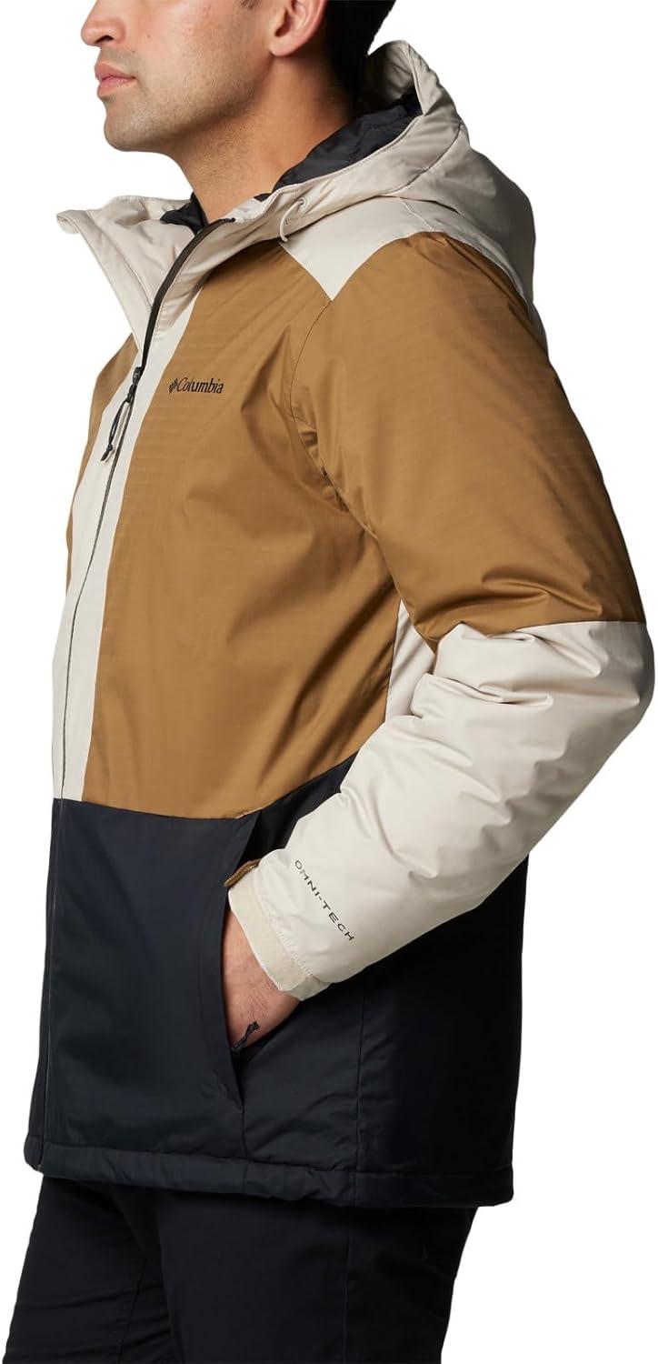 imageColumbia Mens Point Park II Insulated JacketDark StoneDeltaBlack