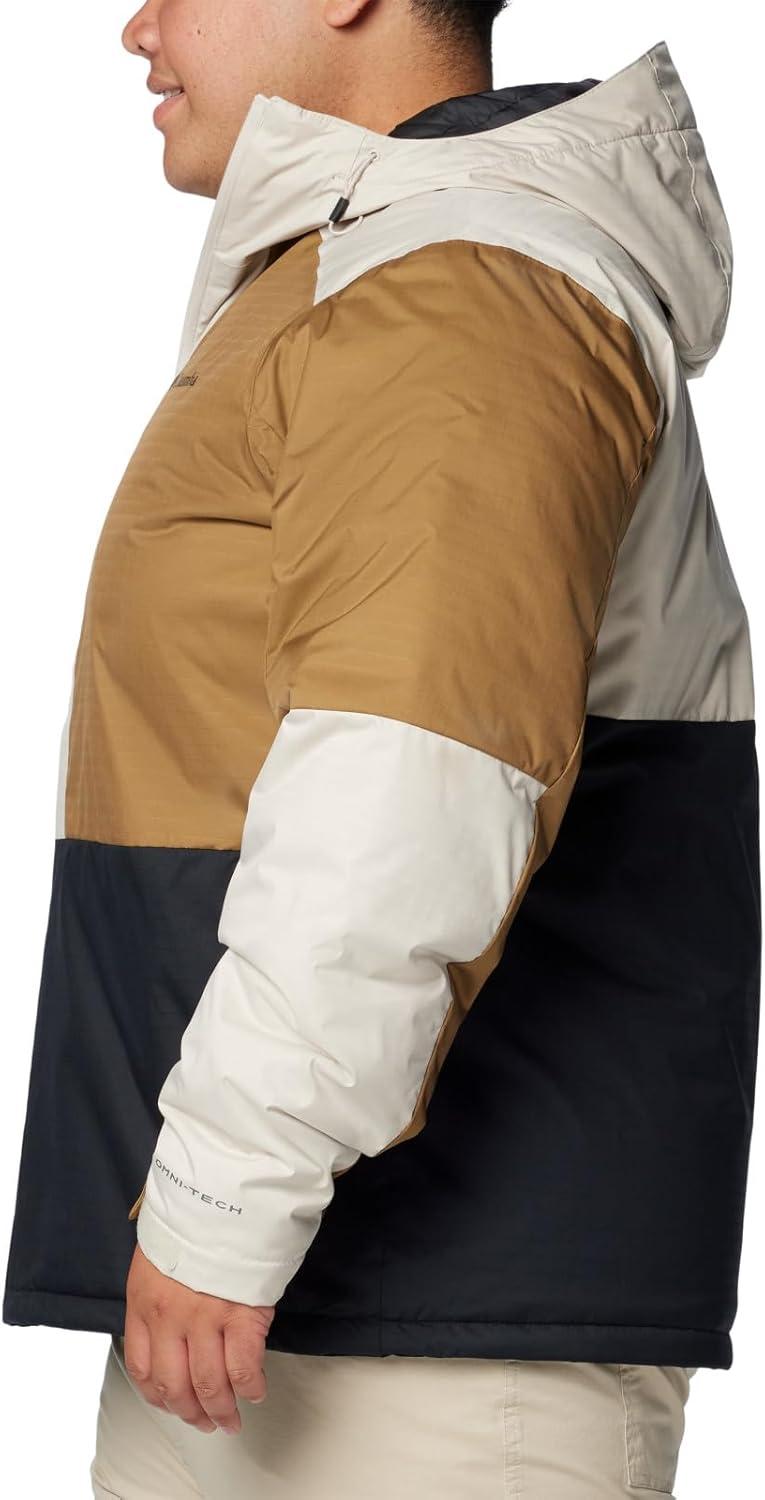 imageColumbia Mens Point Park II Insulated JacketDark StoneDeltaBlack