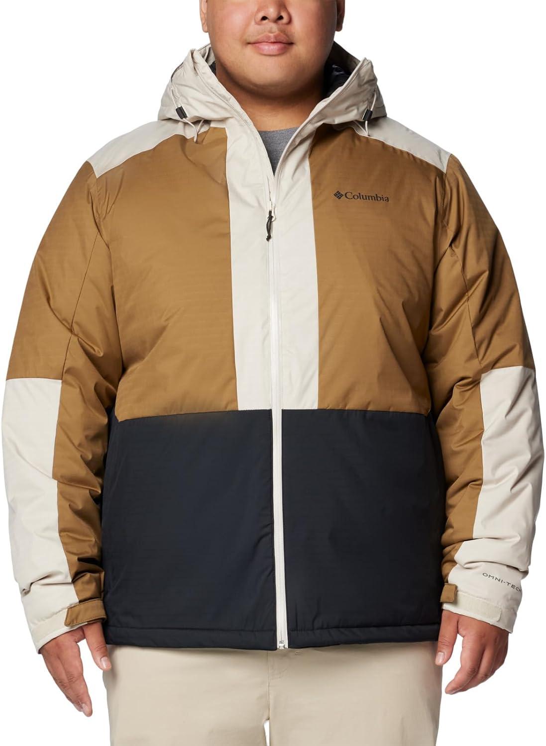 imageColumbia Mens Point Park II Insulated JacketDark StoneDeltaBlack