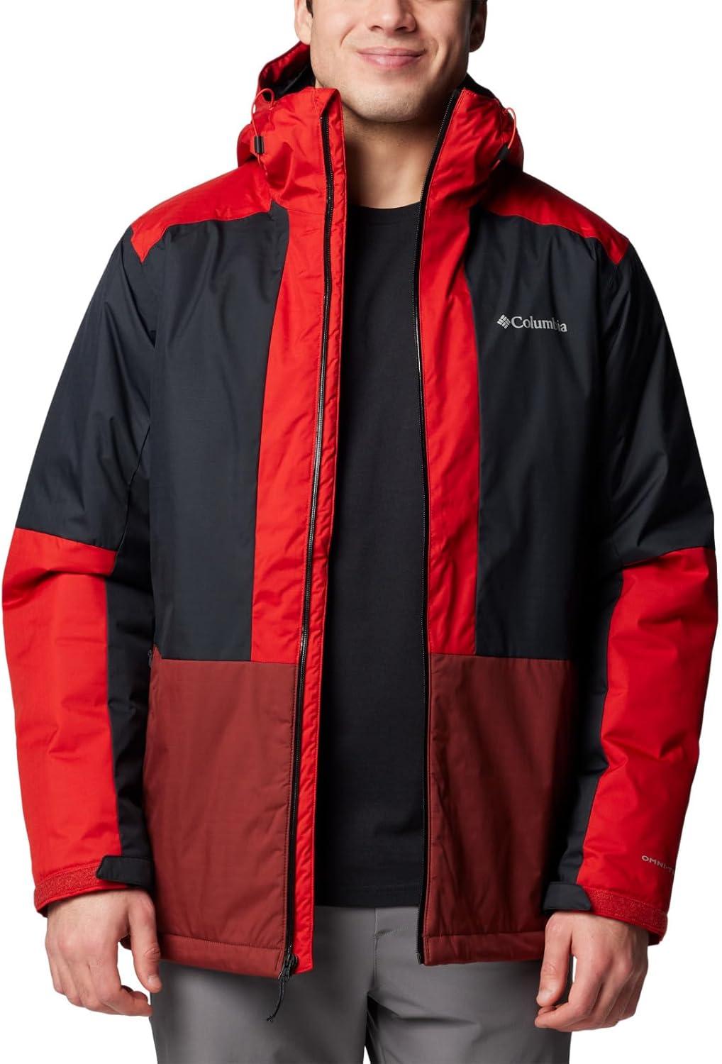 imageColumbia Mens Point Park II Insulated JacketSail RedBlackSpice
